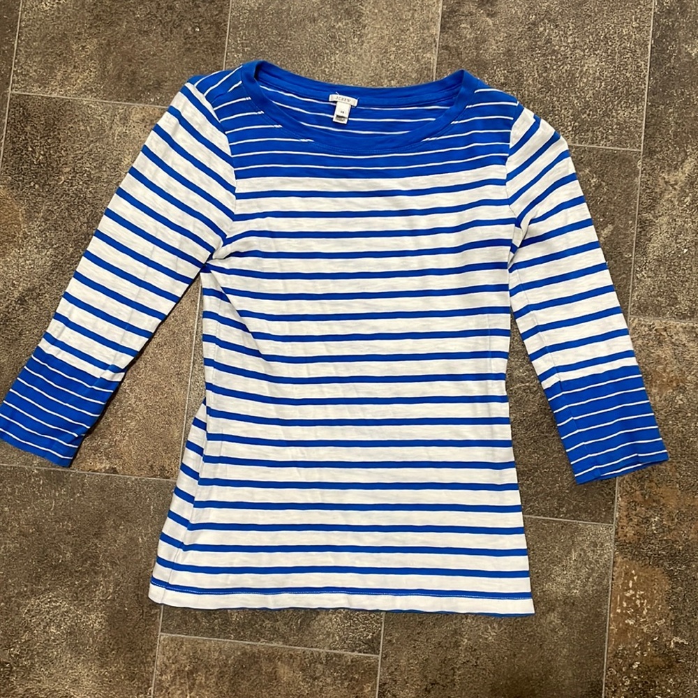 J Crew mid-arm length. Worn once.